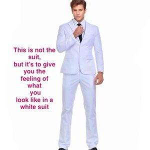 ANGELO ROSSI Tailored off White Mens Suit 🍒
